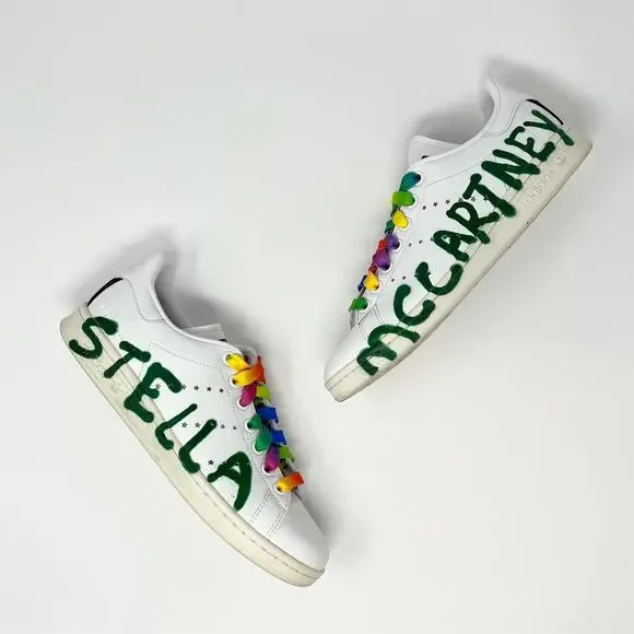 Stella McCartney x Ed Curtis x adidas Originals Stan Smith Classic Sneakers 5.5 - Picture 13 of 13